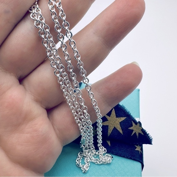 NWT Tiffany & Co. 24” Huge 3 mm Rolo Chain Link Necklace with PACKAGING - Picture 7 of 10